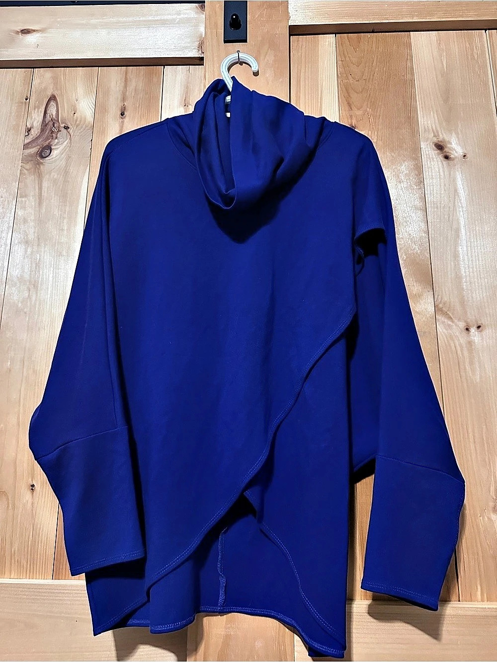 Joseph Ribkoff Blue Asymmetrical Tunic Size Medium- royal blue